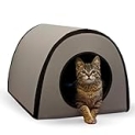 K&H Pet Products Thermo Mod Kitty Shelter Waterproof Outdoor Heated Cat House Gray 21 X 14 X 13 Inches @ $37.65