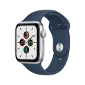 Apple Watch SE [GPS 44mm] Smart Watch w/ Silver Aluminium Case with Abyss Blue Sport Band. Fitness & Activity Tracker @ $229.00