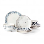 Lenox Blue Bay 12-Piece Dinnerware Set @ $100.97