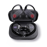 Wireless Earbuds Bluetooth 5.3 Headphones LED Digital Display 60H Playtime Ear Buds with Wireless Charging Case Wireless Headphones with Earhooks IPX7 Waterproof Sports Headphones for Workout Running @ $10.00