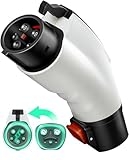 Zanch Tesla to J1772 Adapter [Fit for All J1772 EVs] Max 60Amp&250V, NACS to J1772 Adapter, Compatible with Level 2 Tesla Charger, Wall Charger, Mobile Charger, Destination Charger – White @ $69.99