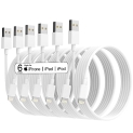 6Pack(3/3/6/6/6/9 FT) Original [Apple MFi Certified] iPhone Charger Fast Charging Lightning Cable iPhone Charger Cord Compatible iPhone 14/13/12/11 Pro Max/XS MAX/XR/XS/X/8/7 Plus iPad AirPods @ $6.00