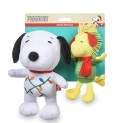 Peanuts Snoopy Santa and Woodstock Elf Holiday Dog Toy Set 2 Pack | Santa Snoopy and Woodstock Plush Squeaky Dog Toys | Peanuts Comics Holiday Dog Chew Toys to Add to Your Dog Christmas Stocking @ $5.68