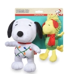 Peanuts Snoopy Santa and Woodstock Elf Holiday Dog Toy Set 2 Pack | Santa Snoopy and Woodstock Plush Squeaky Dog Toys | Peanuts Comics Holiday Dog Chew Toys to Add to Your Dog Christmas Stocking @ $5.68