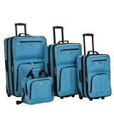 Rockland Journey Softside Upright Luggage Set @ $102