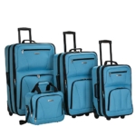 Rockland Journey Softside Upright Luggage Set @ $102