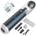 Car Vacuum Portable Cordless 17000Pa – 120W Handheld Vacuum Rechargeable with Blower, Ultra Lightweight Mini Vacuum Cleaner with 2 Filters for Car Home Pet Office Keyboard @ $22
