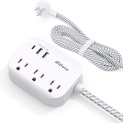 Cruise Essentials Power Strip USB – Flat Plug Power Strip with 3 Outlets 3 USB Ports(1 USB C PD20W) @ $8.98