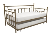 DHP Manila Metal Twin Size Daybed and Twin Size Trundle (Gold) @ $116.00