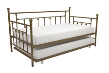 DHP Manila Metal Twin Size Daybed and Twin Size Trundle (Gold) @ $116.00