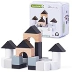 CHILDLIKE BEHAVIOR Wooden Tiny Blocks for Kids – Durable Wood Material, Kids Tiny Blocks – 24pcs Educational Wooden Building Blocks for Cognitive and Motor Skills Development – 3+ Years @ $3.99