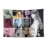ZCSXK Singer Tapestries Music SuperStar Tapestry Flag 3×5 Ft Wall Handing Party Poster Wall Decor for College Dorm Bedroom Living Room @ $9.99