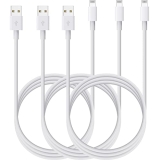 Apple USB Lightning Cable 3Pack 3FT Apple Charger Wire iPhone Fast chaging Cable Apple MFi Certified for iPhone 14/13/12/11 Pro Max/XS MAX/XR/X/8/7/Plus/6S/6/SE/5S/iPad @ $1.05