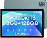 Android 13 Tablet, 10.1 inch Tablet 8(4+4) GB&128GB Storage(Expand to 512GB), Dual 13MP+5MP Camera, 6800mAh @ $60
