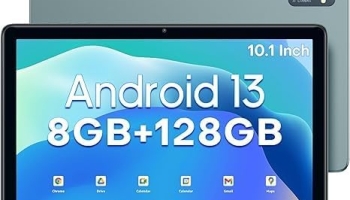 Android 13 Tablet, 10.1 inch Tablet 8(4+4) GB&128GB Storage(Expand to 512GB), Dual 13MP+5MP Camera, 6800mAh @ $60