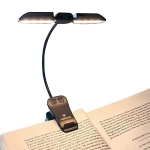 Vekkia 14 LED Rechargeable Book-Light with Clamp for Reading at Night in Bed @ $8.80