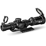 CVLIFE EagleFeather 1-6×24 LPVO Rifle Scope with 30mm Cantilever Mount | 5 Levels Red & Green Illumination Reticle | Second Focal Plane Scopes with Zero Reset @ $64.98