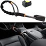 Steering Wheel Lock Seat Belt Lock, Banhao Security Anti-Theft Handbag Lock Universal Fit Most Vehicles Sturdy Lock for Car Truck SUV Van Golf Cart (Black) @ $9.99