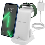 Meynorway 3 in 1 Wireless Charger Stand Case Friendly Charging Station for Apple Watch @ $11.40
