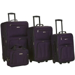 Rockland Journey Softside Upright Luggage Set @ $81.96