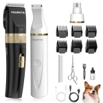 HEAPETS Dog Hair Clippers for Grooming Kit and Dog Paw Trimmer for Grooming @ $15.00