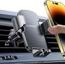 LISEN Car Phone Holder Mount [Military Stable], 2025 Universal Phone Holders for Your Car Vent Phone Holder, Cell Phone Car Mount Clamp for iPhone 16 e 16 15 14 13 12 Pro Max Smartphones, Black @ $4.99