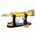 Whiskey Decanter Rifle with 2 Whiskey Glasses @ $26.90