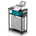 CCCEI Computer Tower and Printer Stand Design with Charging Station @ $44.99