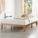 Mellow Naturalista Classic – 12 Inch Solid Wood Platform Bed with Wooden Slats @ $118.29