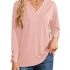 Saodimallsu Womens V Neck Short Sleeve Slim Fit Bodycon Sweater Dress Button Up Ribbed Knit Mini Summer Dresses Pink