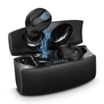 YW YUWISS Bluetooth 5.0 True Wireless Earbuds Touch Control with Charging Case Cordless in Ear Headphones IPX4 Waterproof with Noise Cancelling Mic for Apple iPhone Android Samsung @ $8.49