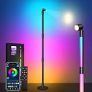Yeewhale 3 Section 360°Rotating Floor Lamps 12W RGB+Warm White LED Floor lamp Music Synchronization Remote/APP Control for Reading, Gaming, Bedroom, Desktop, Interior Decoration @ $49.99