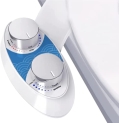 Bidet Toilet Seat Attachment with Non-Electric Dual Nozzle @ $19.99