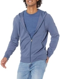Amazon Essentials Men’s Lightweight French Terry Full-Zip Hooded Sweatshirt @ $18.10