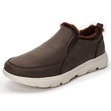 poemlady Men’s Slip on Loafer Shoes- Comfortable Casual Leather Walking Sneakers @ $9.99