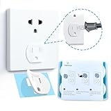 Vekkia Loose Outlet Fix Plug Spacers, Keep Your Socket Secured Plug Stabilizer Stickers Prevent Extenders and Adapters from Disconnecting or Interrupting Power Supply (20 PCS White) @ $3.84