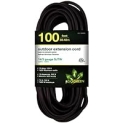 Go Green Power Inc. 100 feet 14/3 SJTW Outdoor Extension Cord (Black, GG-13800BK) @ $27.00