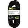 Go Green Power Inc. 100 feet 14/3 SJTW Outdoor Extension Cord (Black, GG-13800BK) @ $27.00