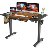FEZIBO Height Adjustable Electric Standing Desk with Pencil Holder @ $159.99