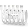 iPhone Charger [Apple MFi Certified] 6Pack(3/3/6/6/6/10FT) Long Lightning Cable Fast Charging iPhone Charger Cord Compatible iPhone 14/13/12/11 Pro Max/XS MAX/XR/XS/X/8/7/6 Plus iPad AirPods(White) @ $3.98