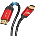 JSAUX 8K Certified HDMI 2.1 Cable 10FT @ $7.79