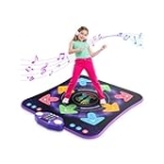 Dance Mat Toys for 3-12 Year Old Kids, Kids Dance Mat with Light-up 8-Button Wireless Bluetooth, Dance Pad Toy with 5 Game Modes, Christmas Birthday Toys Gifts for 3 4 5 6 7 8 9 10+ Year Old Girls