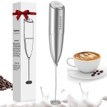 Hand Mixer Milk Frother for Coffee – Dutewo Frother Handheld Foam Maker for Lattes @ $3.99