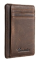 Travelambo Front Pocket Minimalist Leather Slim Wallet RFID Blocking Medium Size(02 CH Coffee @ $9.99
