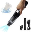 PeroBuno Mini Vacuum Dust Cleaner, 9000Pa Computer Vacuum Keyboard Cleaner for Keyboard Dusting, Rechargeable Small Handheld Portable Cordless Vacuum Cleaner for Car Interior Detailing,Desktop,Desk