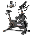 Exercise Bike, Stationary Bike with Heavy Flywheel, Comfortable Seat Cushion @ $132.00