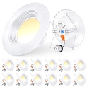 Ensenior 5/6 Inch 5CCT Led Recessed Lighting 12 Pack @ $61.73
