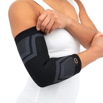Copper Compression Elbow Brace | Elbow Compression Sleeve with PowerKnit Technology | Tennis Elbow Brace for Men & Women | Tendonitis & Tennis Elbow Pain Relief @ $9.95