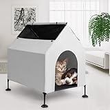2 In 1 House for Small Dogs Outside & Elevated Dog Bed,Waterproof Dog House For Indoor & Outdoor Use, Portable Pet House With Powerful Anti-Slip Feet,Weatherproof Dog Shelter Cot for Small Dogs & Cats @ $74.99 ($74.99 / Count)