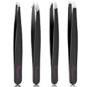 Tweezers Set-4 Pieces Gotcha You Looked Circle Punch Game – Sticker.1 (Black) @ $12.00